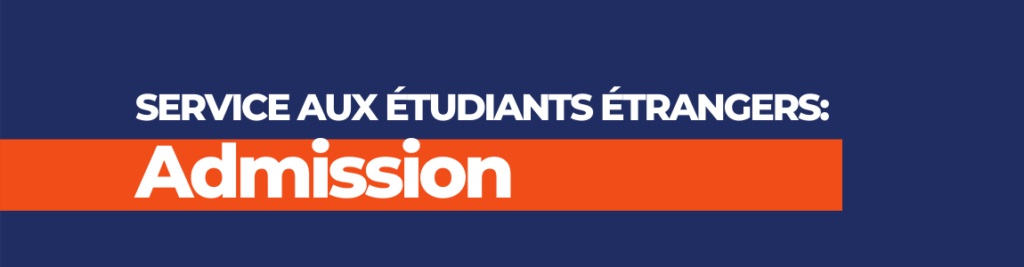 Bannière admission